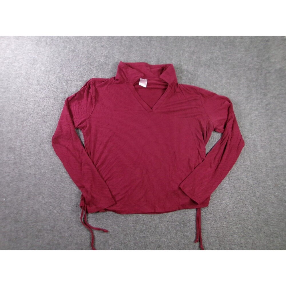 No Boundaries Crop Top Women XXL Red Basic Layer Capsule Causal Everyday Prep